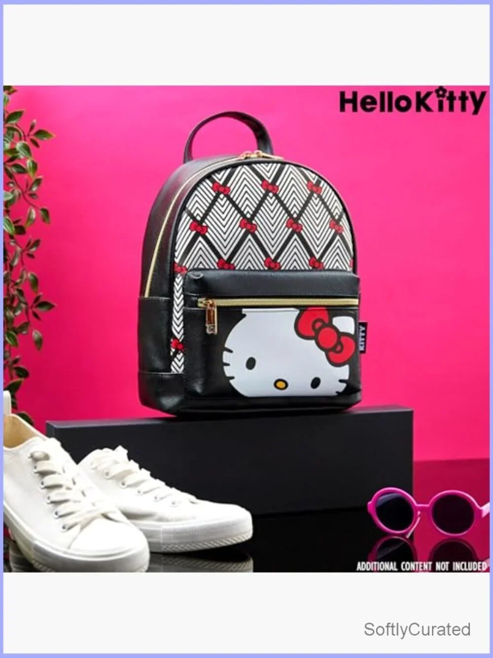 Faux Leather Daypack Backpack for Travel School Casual Cute Kawaii Rucksack